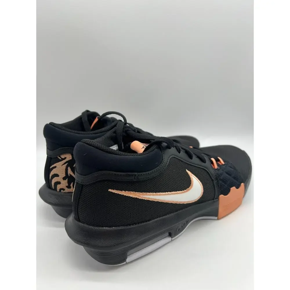 Nike LeBron Witness 8 Black Apricot Agate White HQ2139 001 Men's 11